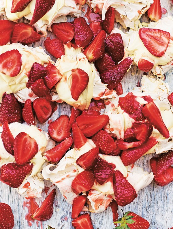 Strawberry mess