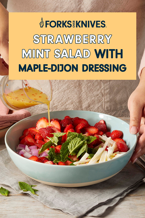 Strawberry-mint salad