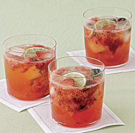 Strawberry mojitos
