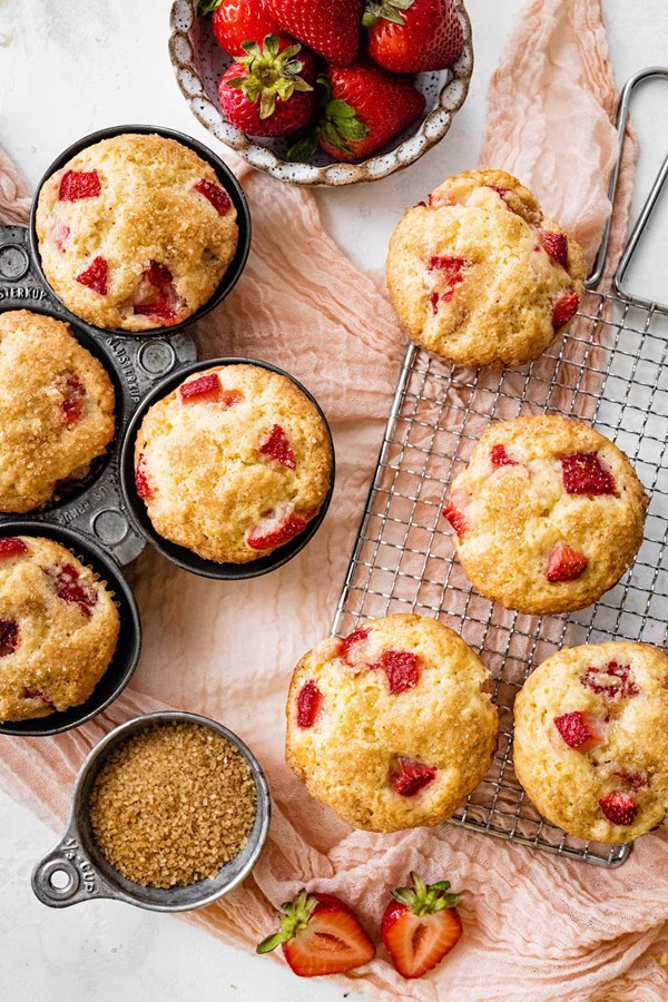 Strawberry muffins