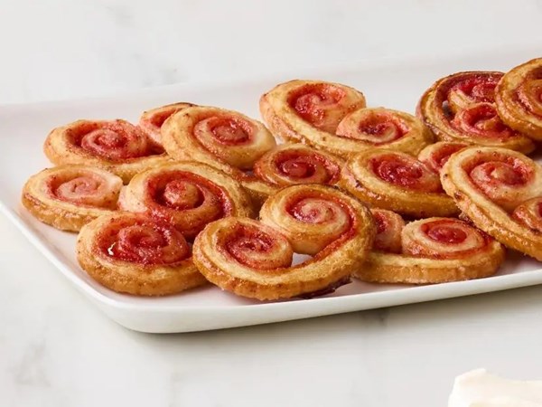 Strawberry palmiers