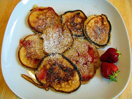 Strawberry pancakes