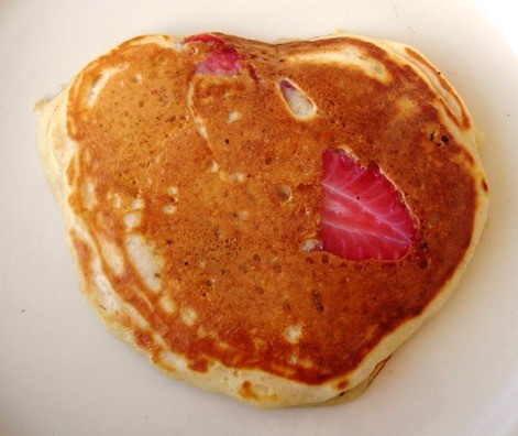 Strawberry pancakes