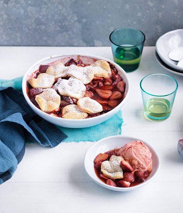 Strawberry pandowdy