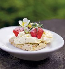 Strawberry pistachio shortbreads