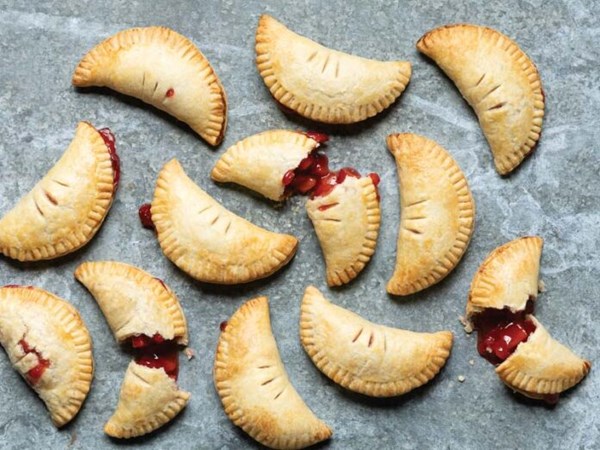 Strawberry-plum hand pies