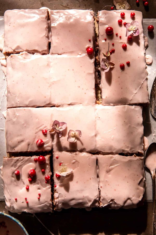 Strawberry Pop Tart sheet cake