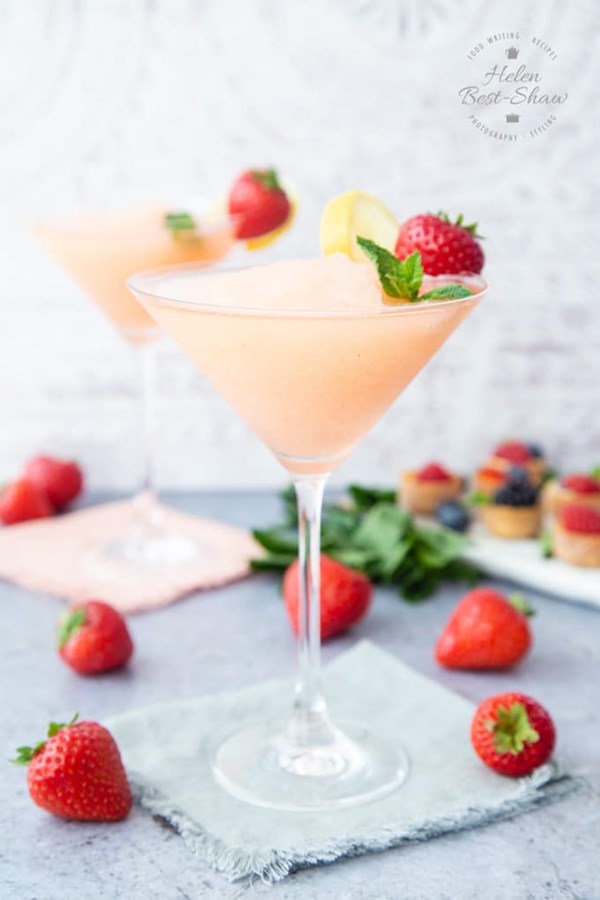 Strawberry Proseccco slushie
