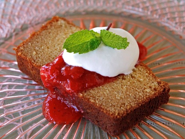 Strawberry rhubarb compote