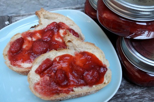 Strawberry rhubarb jam