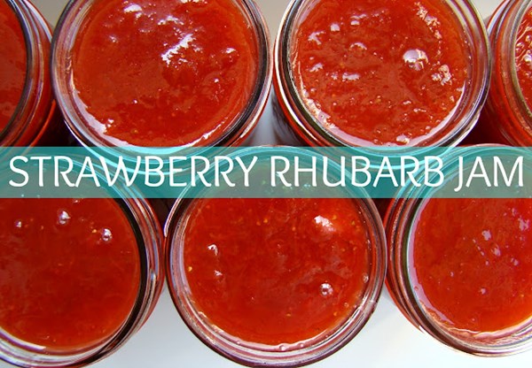 Strawberry rhubarb jam 