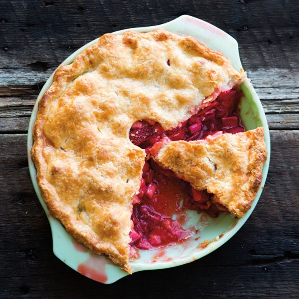 Strawberry-rhubarb pie