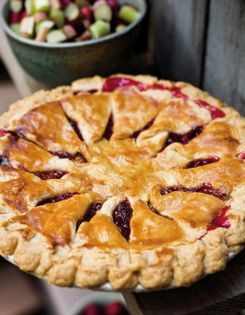 Strawberry-rhubarb pie