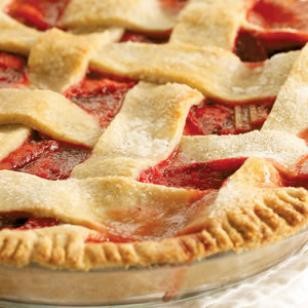 Strawberry rhubarb pie