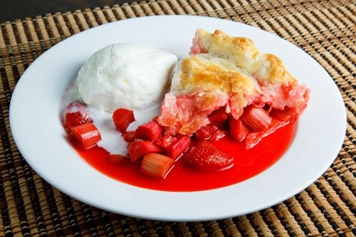 Strawberry rhubarb pie
