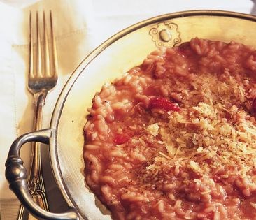 Strawberry risotto (Risotto alla fragola)