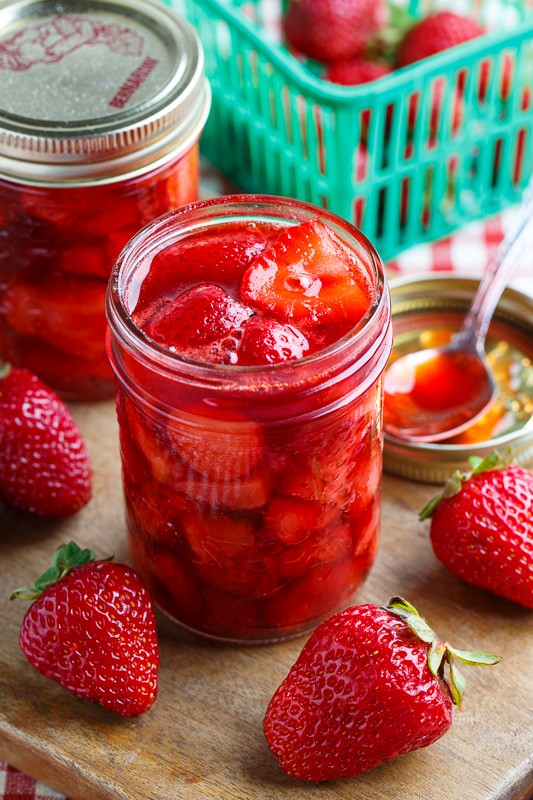 Strawberry sauce