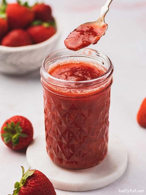 Strawberry sauce