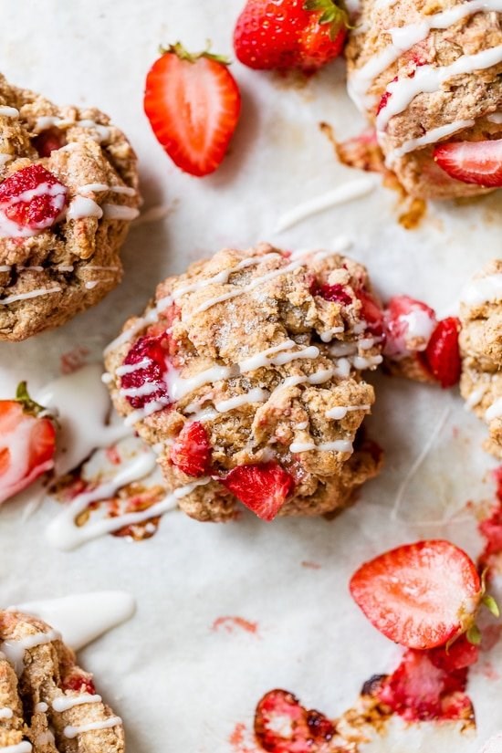 Strawberry scones