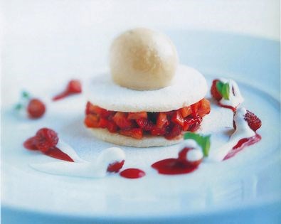 'Strawberry shortcake', balsamic ice cream