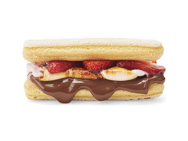 Strawberry s’mores