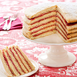 Strawberry stack cake