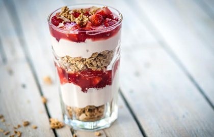 Strawberry sundaes