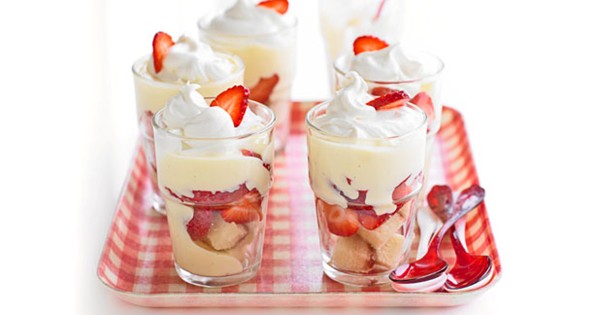 Strawberry trifles