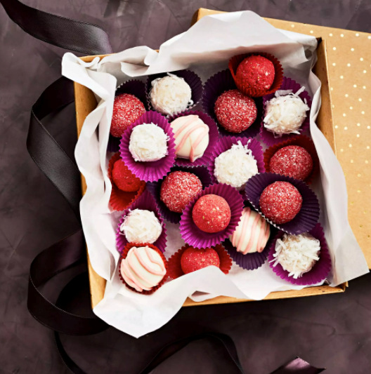 Strawberry truffles