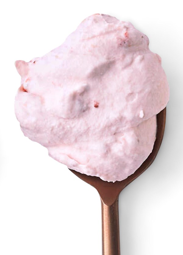 Strawberry whipped cream