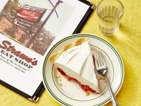 Strawn’s Eat Shop’s strawberry icebox pie