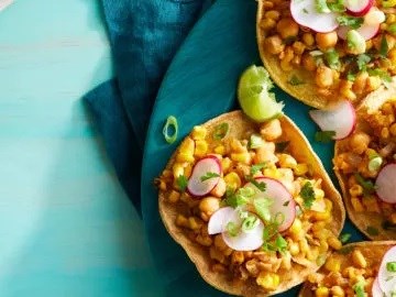 Street corn tostadas 