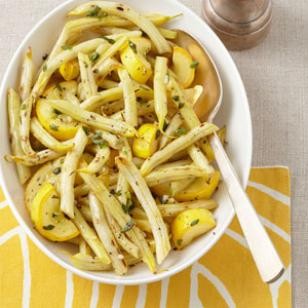 String beans & summer squash