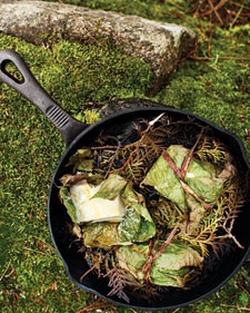 Striped-maple-wrapped fish