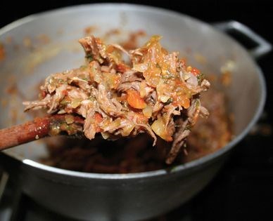 Stripped beef (Carne desmechada)