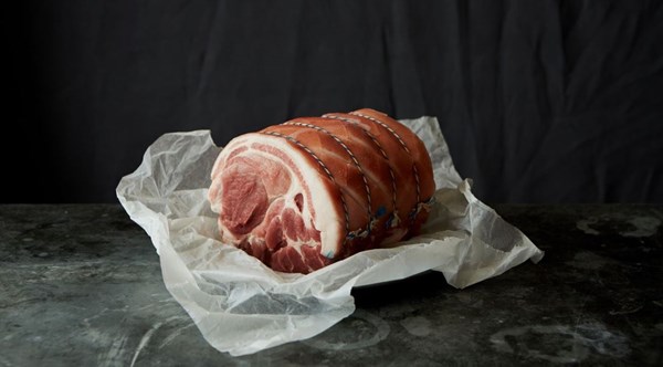 Stuffed & rolled shoulder of pork