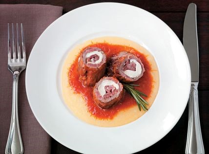 Stuffed and rolled beef (Braciole)