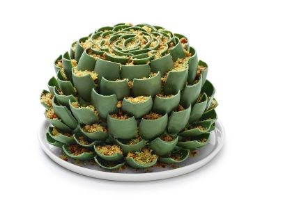 Stuffed artichoke cake