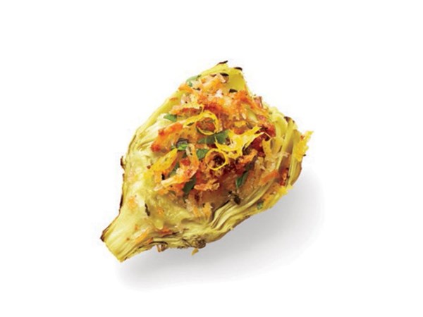 Stuffed artichoke hearts 
