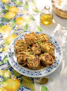 Stuffed artichokes, Sicilian style (Carciofi ripieni alla Siciliana)