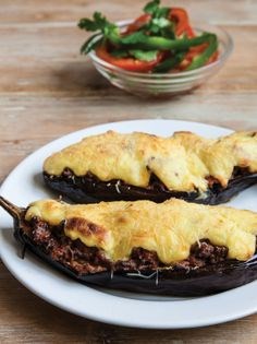 Stuffed aubergines