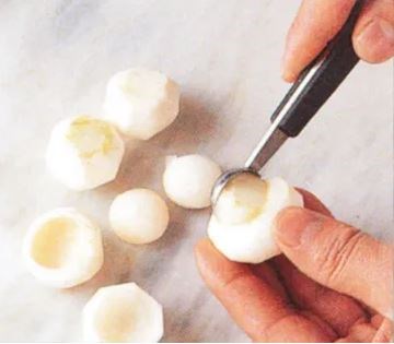 Stuffed baby turnips