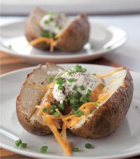 Stuffed baked potatoes