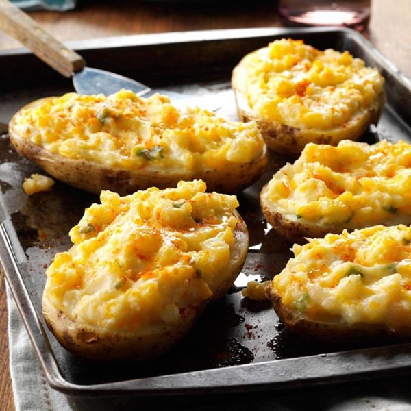 Stuffed baked potatoes