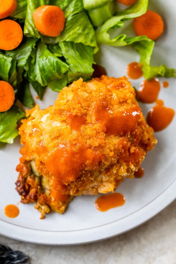Stuffed Buffalo chicken breasts