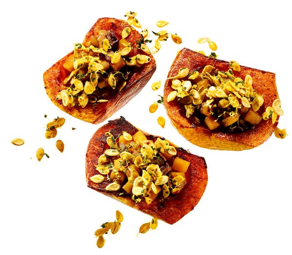 Stuffed butternut squash