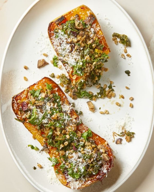 Stuffed butternut squash