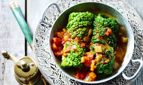 Stuffed cabbage leaves
