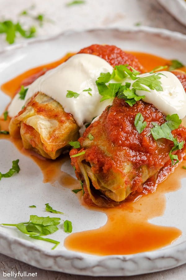 Stuffed cabbage rolls