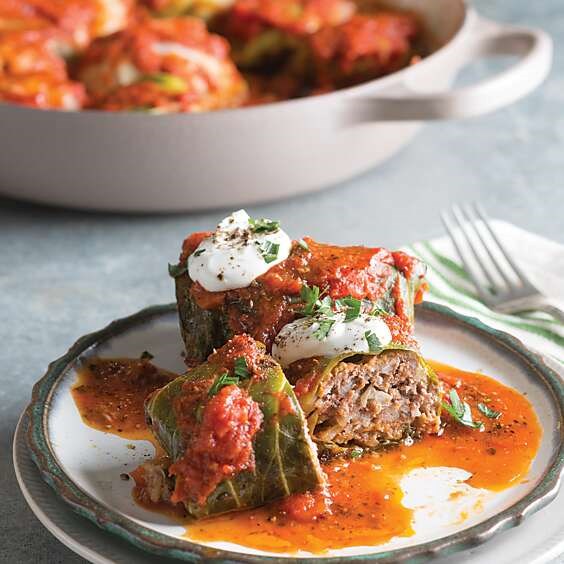 Stuffed cabbage rolls